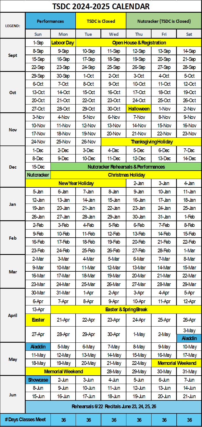 Calendar 24-25