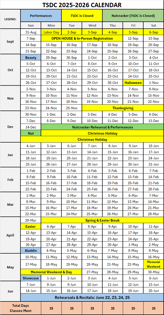 Calendar 25-26